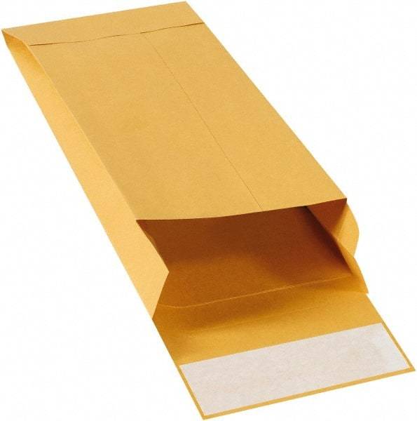 Made in USA - 11" Long x 5" Wide Peel-Off Self-Seal Natural Kraft Envelope - Kraft - Caliber Tooling