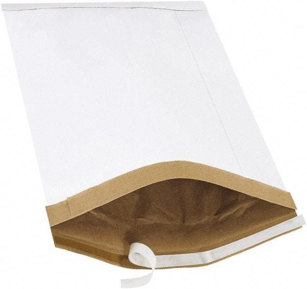 Made in USA - 19" Long x 12-1/2" Wide Peel-Off Self-Seal Padded Mailer - White - Caliber Tooling