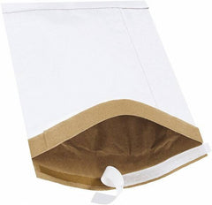 Made in USA - 14-1/2" Long x 9-1/2" Wide Peel-Off Self-Seal Padded Mailer - White - Caliber Tooling