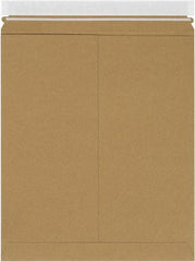 Made in USA - 15" Long x 12-3/4" Wide Peel-Off Self-Seal Flat Mailer - Kraft - Caliber Tooling