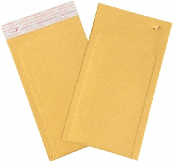 Value Collection - 8" Long x 4" Wide Peel-Off Self-Seal Bubble Mailer - Kraft - Caliber Tooling