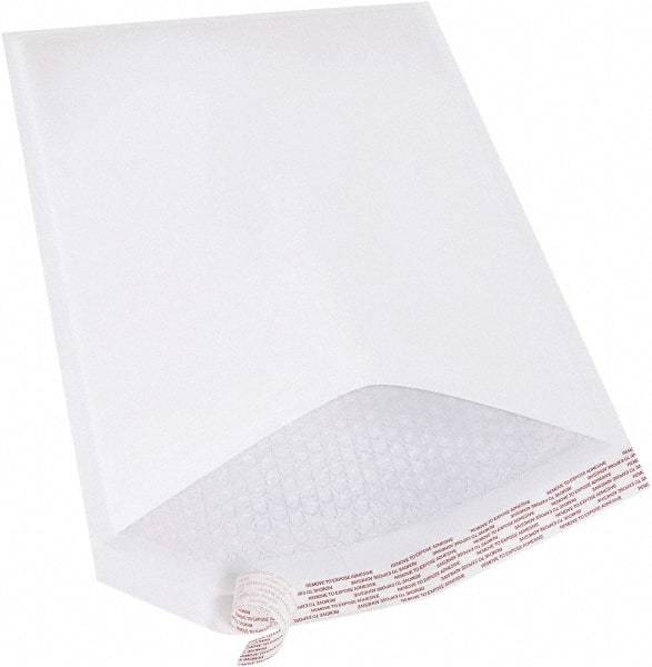 Made in USA - 19" Long x 12-1/2" Wide Peel-Off Self-Seal Bubble Mailer - White - Caliber Tooling