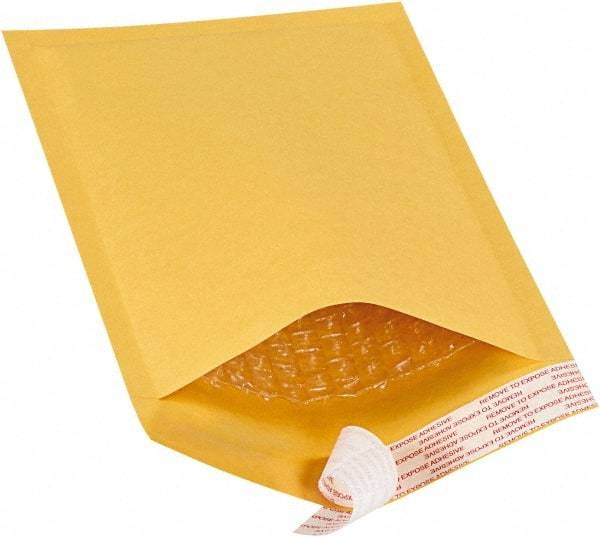 Value Collection - 10" Long x 5" Wide Peel-Off Self-Seal Bubble Mailer - Kraft - Caliber Tooling