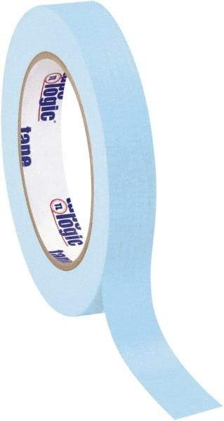 Tape Logic - 3/4" Wide x 60 Yd Long Blue Crepe Paper Masking Tape - 4.9 mil Thick - Caliber Tooling