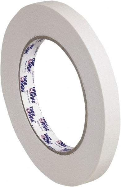 Tape Logic - 1/2" Wide x 60 Yd Long Tan Crepe Paper Masking Tape - 6.1 mil Thick - Caliber Tooling