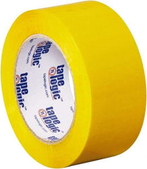 Tape Logic - 2" x 110 Yd Yellow Acrylic Adhesive Packaging Tape - Polypropylene Film Backing, 2.2 mil Thick, 21.4 Lb Tensile Strength - Caliber Tooling