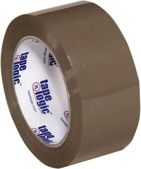 Tape Logic - 2" x 110 Yd Tan Hot Melt Adhesive Packaging Tape - Polypropylene Film Backing, 1.9 mil Thick, 22 Lb Tensile Strength - Caliber Tooling