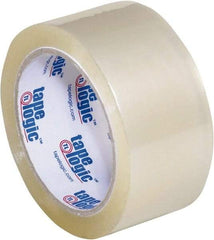 Tape Logic - 2" x 55 Yd Clear Acrylic Adhesive Packaging Tape - Polypropylene Film Backing, 2.6 mil Thick, 24.7 Lb Tensile Strength - Caliber Tooling