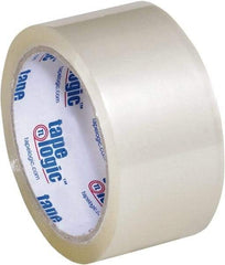 Tape Logic - 2" x 55 Yd Clear Acrylic Adhesive Packaging Tape - Polypropylene Film Backing, 1.8 mil Thick, 18 Lb Tensile Strength - Caliber Tooling