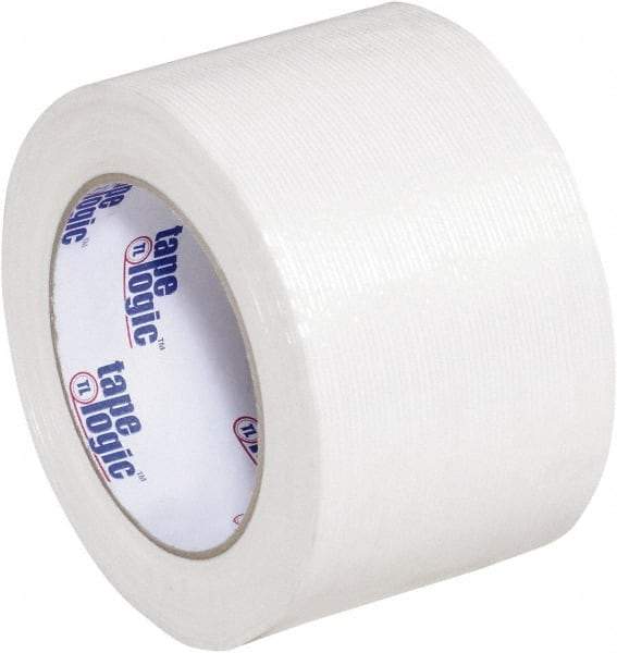 Tape Logic - 3" x 60 Yd Clear Hot Melt Adhesive Strapping Tape - Polypropylene Film Backing, 4.3 mil Thick, 156 Lb Tensile Strength - Caliber Tooling