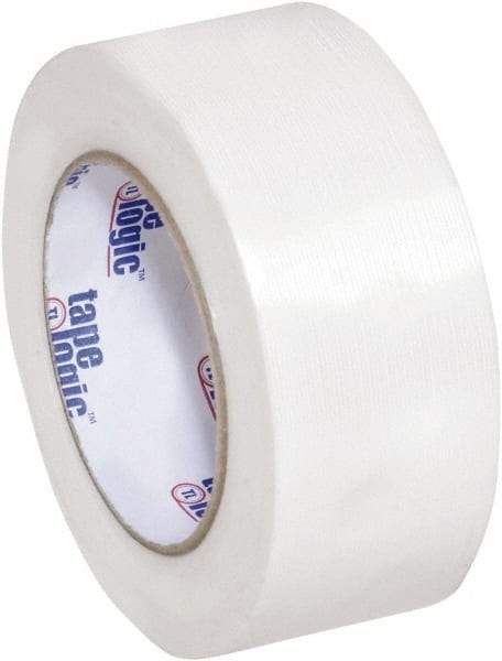 Tape Logic - 2" x 60 Yd Clear Hot Melt Adhesive Strapping Tape - Polypropylene Film Backing, 4.3 mil Thick, 156 Lb Tensile Strength - Caliber Tooling