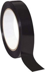 Tape Logic - 1" x 60 Yd Black Rubber Adhesive Strapping Tape - Polypropylene Film Backing, 2.7 mil Thick, 90 Lb Tensile Strength - Caliber Tooling