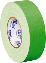 Tape Logic - 2" x 50 Yds Fluorescent Green Gaffers Tape - 11 mil, Rubber Adhesive - Caliber Tooling