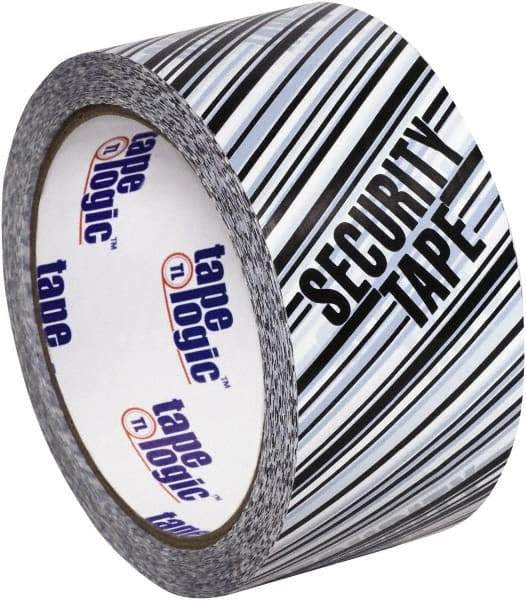 Tape Logic - 3,960" Long, Black/White Security Tape - For Multi-Use - Caliber Tooling