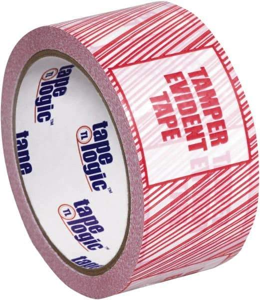 Tape Logic - 3,960" Long, Red/White Security Tape - For Multi-Use - Caliber Tooling