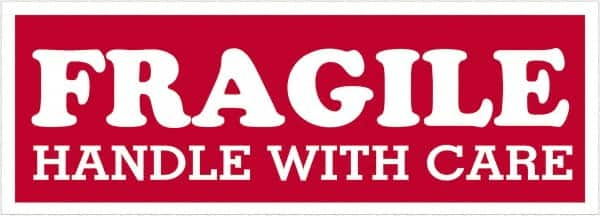 Tape Logic - 4" Long, Red/White Paper Shipping Label - For Multi-Use - Caliber Tooling