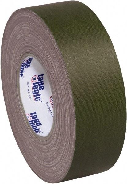 Tape Logic - 2" x 60 Yds Olive Green Gaffers Tape - 11 mil, Rubber Adhesive - Caliber Tooling