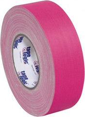 Tape Logic - 2" x 50 Yds Fluorescent Pink Gaffers Tape - 11 mil, Rubber Adhesive - Caliber Tooling