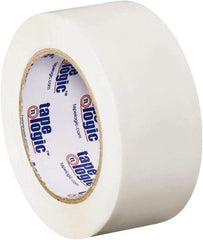 Tape Logic - 2" x 110 Yd White Acrylic Adhesive Packaging Tape - Polypropylene Film Backing, 2.2 mil Thick, 21.4 Lb Tensile Strength - Caliber Tooling