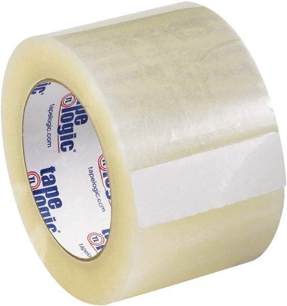 Tape Logic - 3" x 55 Yd Clear Acrylic Adhesive Packaging Tape - Polypropylene Film Backing, 2.6 mil Thick - Caliber Tooling