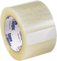 Tape Logic - 3" x 110 Yd Clear Acrylic Adhesive Packaging Tape - Polypropylene Film Backing, 2.6 mil Thick - Caliber Tooling