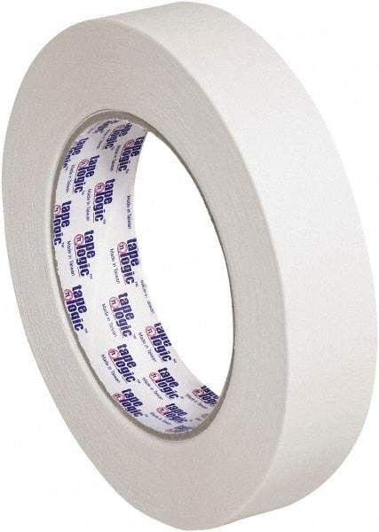 Tape Logic - 1" Wide x 60 Yd Long Tan Crepe Paper Masking Tape - 5.6 mil Thick - Caliber Tooling