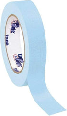 Tape Logic - 1" Wide x 60 Yd Long Blue Crepe Paper Masking Tape - 4.9 mil Thick - Caliber Tooling