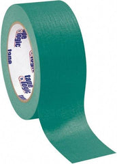 Tape Logic - 2" Wide x 60 Yd Long Green Crepe Paper Masking Tape - 4.9 mil Thick - Caliber Tooling