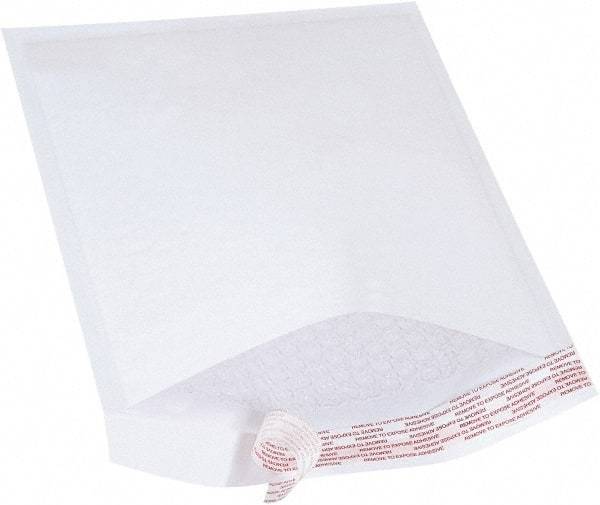 Value Collection - 12" Long x 8-1/2" Wide Peel-Off Self-Seal Bubble Mailer - White - Caliber Tooling