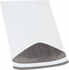 Made in USA - 12" Long x 7-1/4" Wide Peel-Off Self-Seal Padded Mailer - White - Caliber Tooling