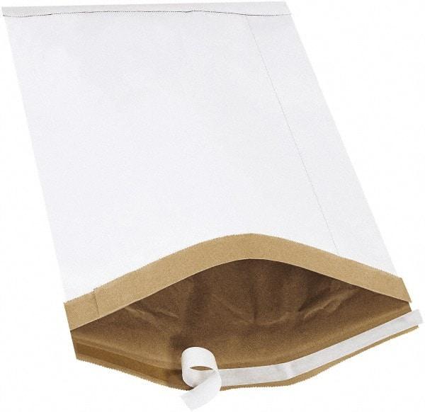 Made in USA - 20" Long x 14-1/4" Wide Peel-Off Self-Seal Padded Mailer - White - Caliber Tooling