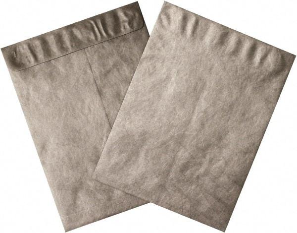 Dupont - 13" Long x 10" Wide Peel-Off Self-Seal Tyvek Flat Catalog Envelopes - Silver - Caliber Tooling