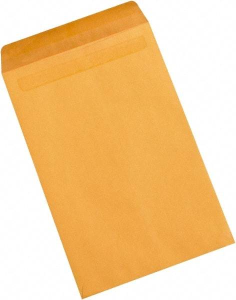 Made in USA - 15" Long x 10" Wide Self Seal Natural Kraft Envelope - Kraft - Caliber Tooling