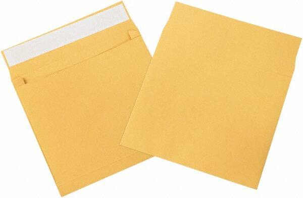 Made in USA - 13" Long x 10" Wide Peel-Off Self-Seal Natural Kraft Envelope - Kraft - Caliber Tooling