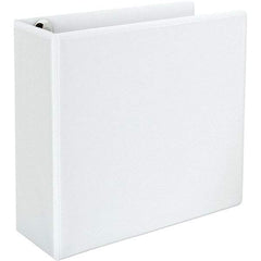 Universal One - 780 Sheet Capacity, 8-1/2 x 11", View Ring Binder - Polypropylene, White - Caliber Tooling