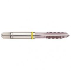 M2x0.40 6H 3-Flute Cobalt Yellow Ring Spiral Point Plug Tap-MolyGlide - Caliber Tooling