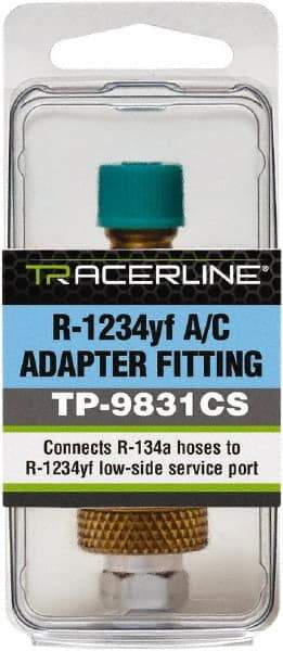 Spectroline - Low Side Automotive A/C Service Coupler - Yellow Actuator - Caliber Tooling