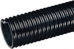 Kuriyama of America - 6" ID x 6.81" OD, 30 Max psi, 28 In. Hg, Dry Material Handling & Transfer Hose - Polyurethane Liner, PVC Cover, -40 to 150°F, 12" Bend Radius, 50' Coil Length, Black - Caliber Tooling