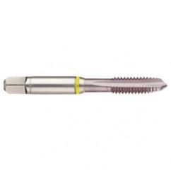 40671 2B 3-Flute Cobalt Yellow Ring Spiral Point Plug Tap-MolyGlide - Caliber Tooling