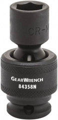 GearWrench - 3/8" Drive 3/4" Standard Universal Impact Socket - 6 Points - Caliber Tooling