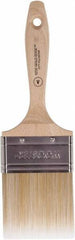 Wooster Brush - 3" Flat Polyester Varnish Brush - 2-15/16" Bristle Length, 5-9/16" Wood Beavertail Handle - Caliber Tooling