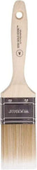 Wooster Brush - 2" Flat Polyester Varnish Brush - 2-11/16" Bristle Length, 4-9/16" Wood Beavertail Handle - Caliber Tooling