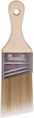 Wooster Brush - 2" Angled Polyester Angular Brush - 2-11/16" Bristle Length, 2-7/8" Wood Fluted Handle - Caliber Tooling