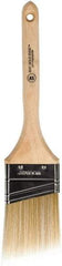 Wooster Brush - 2-1/2" Angled Polyester Angular Brush - 2-15/16" Bristle Length, 6-13/16" Wood Fluted Handle - Caliber Tooling