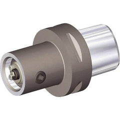 Kennametal - PSC63 Outside Modular Connection, KM40 Inside Modular Connection, PSC to KM Reducing Adapter - 2.5591" Projection, 4.0551" OAL, Through Coolant - Exact Industrial Supply