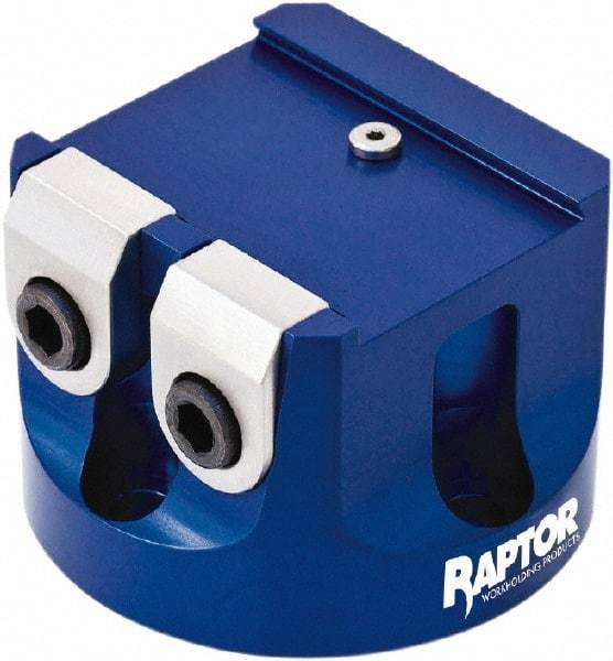 Raptor Workholding - 1-1/2" Jaw Width, 2" High Dovetail Vise - For Use with 4 & 5 Axis Workholding Systems - Caliber Tooling