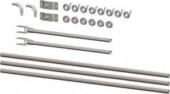 Buyers Products - Aluminum Universal Tarp Arm Kit - 146" Long, Silver, For Use with 8 to 19' Dump Bodies - Caliber Tooling