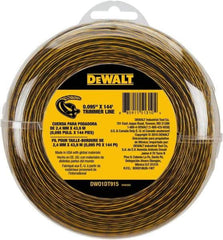 DeWALT - 0.095" Diam, 144' Long String Trimmer Replacment Line - For DCST920B, DCST920P1, DCST970X1, DCST990B, DCST990H1, DCST990M1 - Caliber Tooling