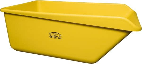 Remco - 149 Gal Yellow Rectangular Polyethylene Tub - 21-3/4" High x 32" Diam - Caliber Tooling