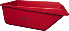 Remco - 149 Gal Red Rectangular Polyethylene Tub - 21-3/4" High x 32" Diam - Caliber Tooling